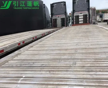 Heavy Duty PVC Mesh Dump Truck Sliding Tarp System Factory Price