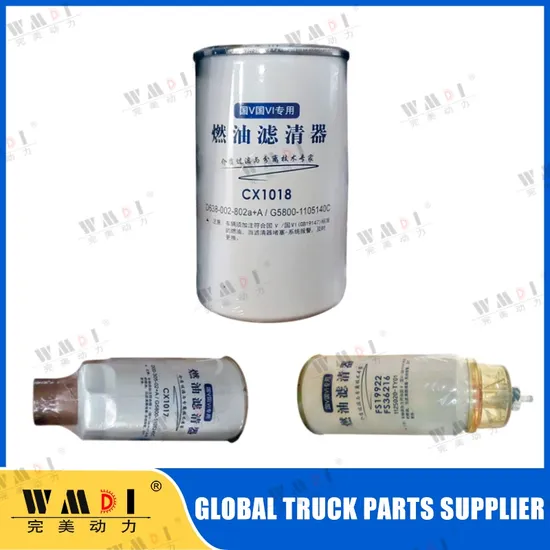 High Quality Oil Fuel Filter for Heavy Truck, Factory Price