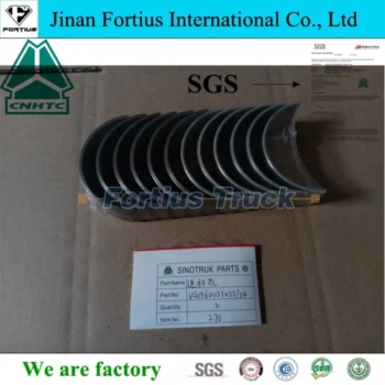 Sinotruk HOWO Connecting Rod Bearing Vg1560037033 Factory Price