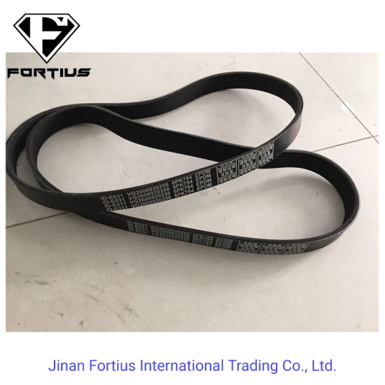 Sinotruk HOWO Alternator Belt Vg2600020258 Factory Price Truck Part