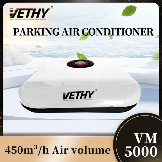 Vethy VM5000 12V 2200W R410A Idle-Free Parking AC Factory Price