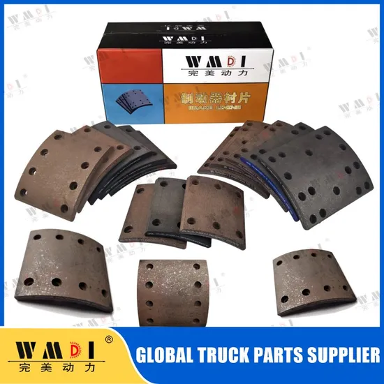 Wg9200340068 Red Ceramic Brake Pads 186x185x14.5mm Factory Price
