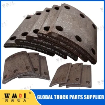 186*160*14.5mm Red Ceramic Brake Pads Factory Price for Heavy Truck